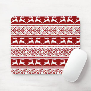 Nordischer Weihnachtsskandinavischer Rentier Mousepad