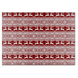 Nordischer Weihnachtsskandinavischer Rentier Schneidebrett