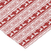 Nordischer Weihnachtsskandinavischer Rentier Tischdecke (Schrägansicht)