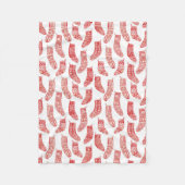 Nordischer WeihnachtsStrumpf Fleecedecke (Vorderseite)