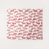 Nordischer WeihnachtsStrumpf Wandteppich (Vorderseite (Horizontal))