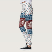 Nordischer Weihnachtssüß Leggings (Links)