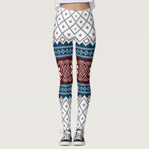 Nordischer Weihnachtssüß Leggings
