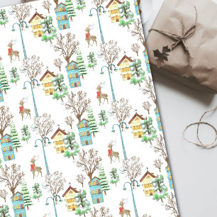 Nordischer Winter Hygge Rustikal Geschenkpapier