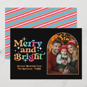Nordischer Winter Moderner Retro Weihnachten Famil