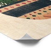 Nordisches Abstrakt geometrisches Poster (Matte) 1 (Ecke)