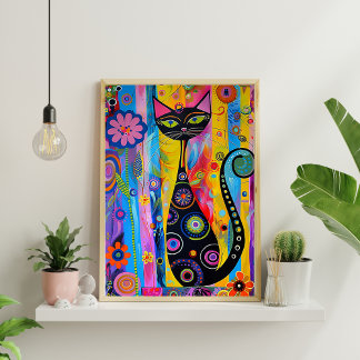 Nordisches Abstrakt geometrisches Poster (Matte) 1