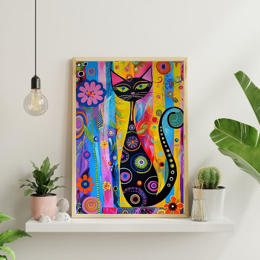 Nordisches Abstrakt geometrisches Poster (Matte) 1