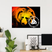 Nordisches Bärenposter Poster (Heimbüro)