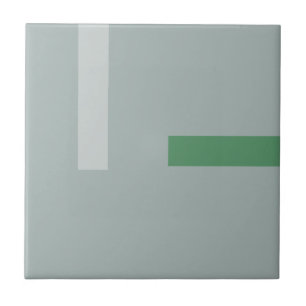 Nordisches Grünkohl-Design Fliese