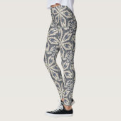 Nordisches isländisches Schneeflockendesign Leggings (Links)