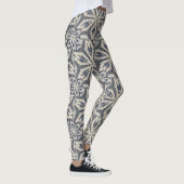 Nordisches isländisches Schneeflockendesign Leggings (Rechts)