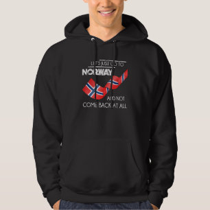 Nordisches Land Norwegische Flagge Skandinavien No Hoodie