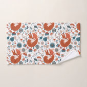 Nordisches Schlaffuchsmuster Badhandtuch Set (Handtuch)