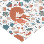 Nordisches Schlaffuchsmuster Kurzer Tischläufer (Ecke)