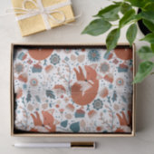 Nordisches Schlaffuchsmuster Seidenpapier (Geschenk)