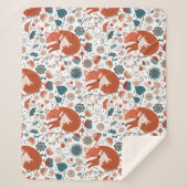 Nordisches Schlaffuchsmuster Sherpadecke (Vorderseite)