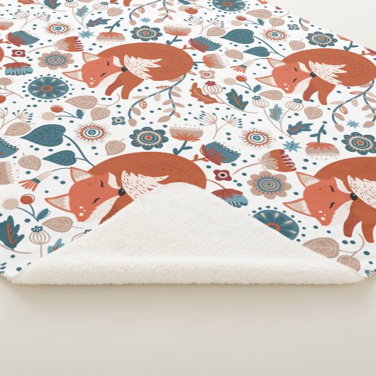 Nordisches Schlaffuchsmuster Sherpadecke (3/4)