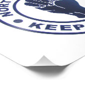 Nordisches Soul Behalte die Glaubenslogans und das Fotodruck (Ecke)