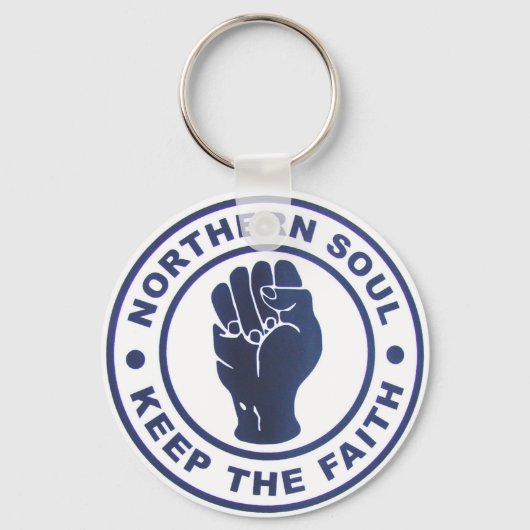 Nordisches Soul Behalte die Glaubenslogans und das Schlüsselanhänger (Vorderseite)