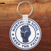 Nordisches Soul Behalte die Glaubenslogans und das Schlüsselanhänger (Vorderseite)