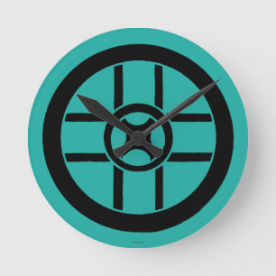 Nordisches Symbol: Radkreuz Runde Wanduhr