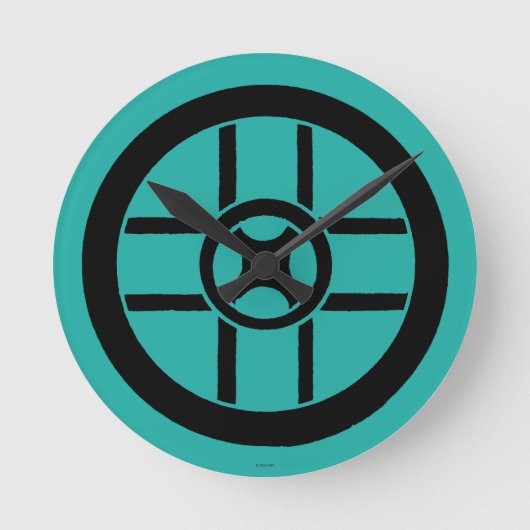 Nordisches Symbol: Radkreuz Runde Wanduhr (Vorderseite)