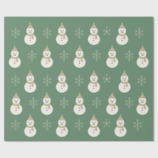 Nordisches Weihnachtsfest Geschenkpapier (Flach)