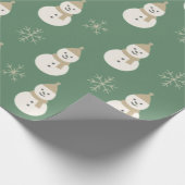 Nordisches Weihnachtsfest Geschenkpapier (Ecke)