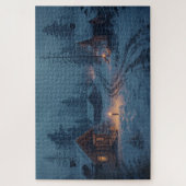 Nordisches Winterdorf-Puzzle Puzzle (Vertikal)