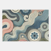 Nordisches Wrapping Paper Flat Sheet Set 3 Geschenkpapier Set (Vorderseite 3)