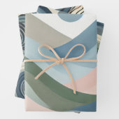 Nordisches Wrapping Paper Flat Sheet Set 3 Geschenkpapier Set (Beispiel)