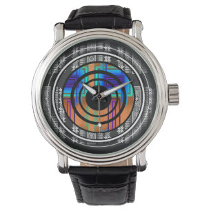 Nordisches Zukunftsmonogramm Armbanduhr