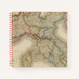 Norditalien 3 notizblock