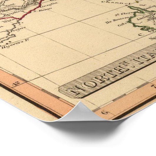 Norditalien 3 poster (Ecke)