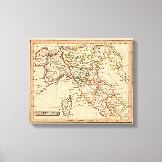 Norditalien 4 leinwanddruck (Vorderseite)