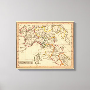 Norditalien 4 leinwanddruck