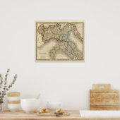 Norditalien 4 poster (Küche)