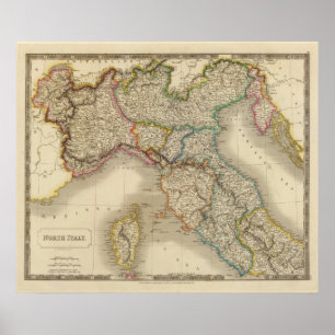 Norditalien 4 poster