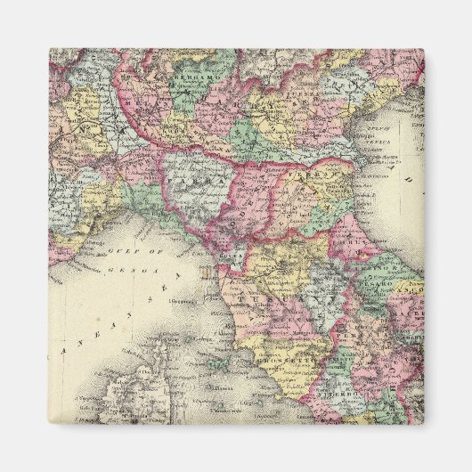 Norditalien Magnet (Vorne)