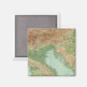 Norditalien, Österreich, &c Magnet (Vorderseite/Rückseite)