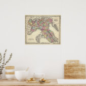 Norditalien Poster (Küche)