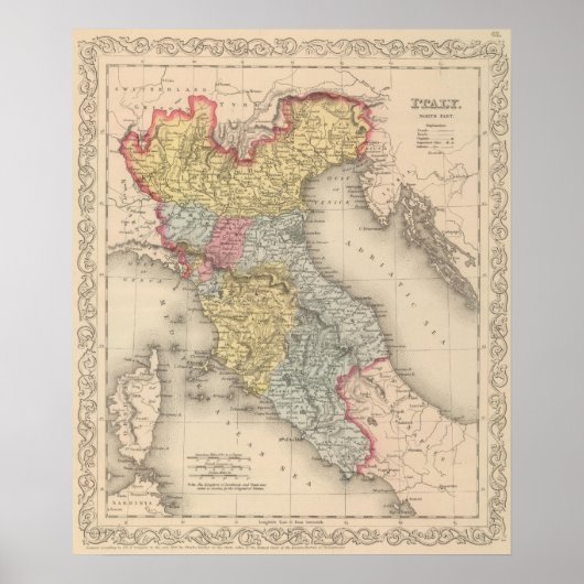 Norditalien Poster (Vorne)