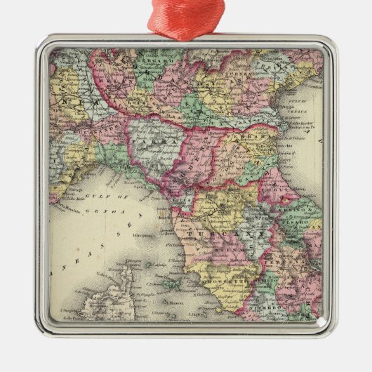Norditalien Silbernes Ornament (Vorne)