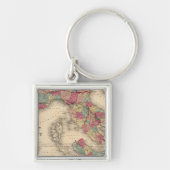 Norditalien Süditalien Schlüsselanhänger (Vorne)