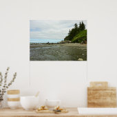 Nordkalifornien Küste von Redwood Park Poster (Küche)