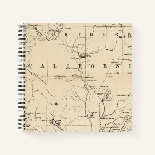 Nordkalifornien Notizblock (Vorderseite)