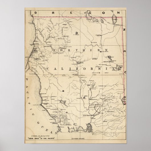 Nordkalifornien Poster (Vorne)