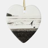 Nordkalifornien-Strand-Szene Keramikornament (Rechts)