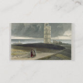 Nordkap-Leuchtturm, von 'einer Reise um G Visitenkarte (Rückseite)